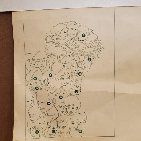 Vintage William Zdinak IN HIS IMAGE Art Print - Hardboard Mounting 23"x 0.5"x18" - Picture 13 of 16